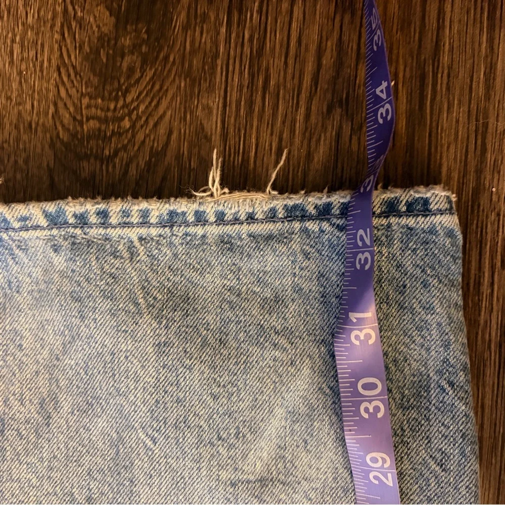 MOTHER Light Blue Straight Leg Jeans - Picture 11 of 11